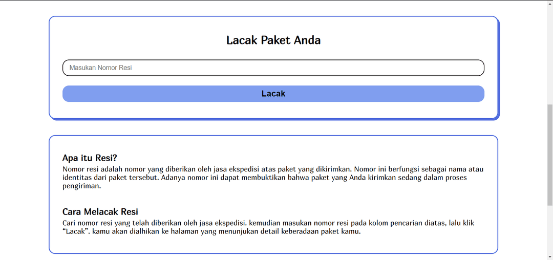 tracking delivery