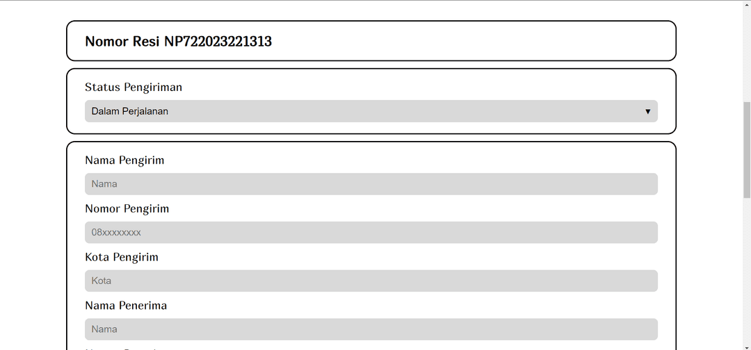 tracking delivery